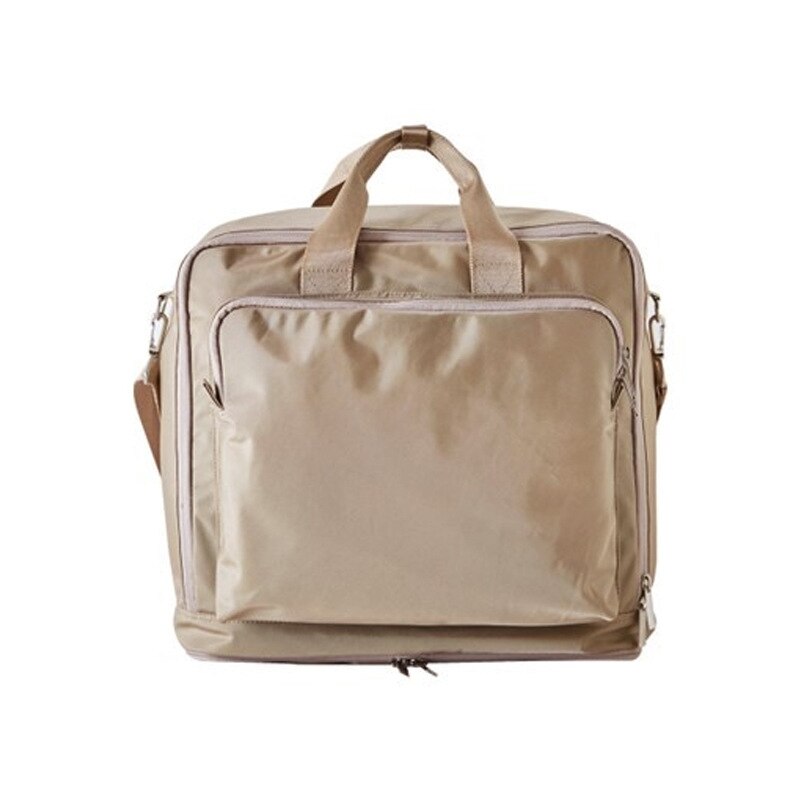 Nylon Grote Reistas Opvouwbare Lichtgewicht Grote Duffle Tassen En Koffers Schouder Draagbare Weekend Bag Vrouwen Overnight Tassen: Khaki