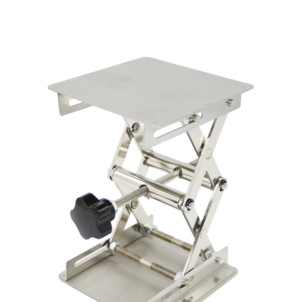 Adjustable Laboratory Manual Lift Platform Manual Height Adjustable Lifting Table 100*100mm 150*150mm 200*200mm Lift Platform