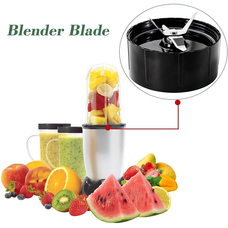 Cross Blade Replacement Part Compatible for Magic-Bullet (250W, MB1001 Series) Blade Stainless Steel Cross Blade Spare