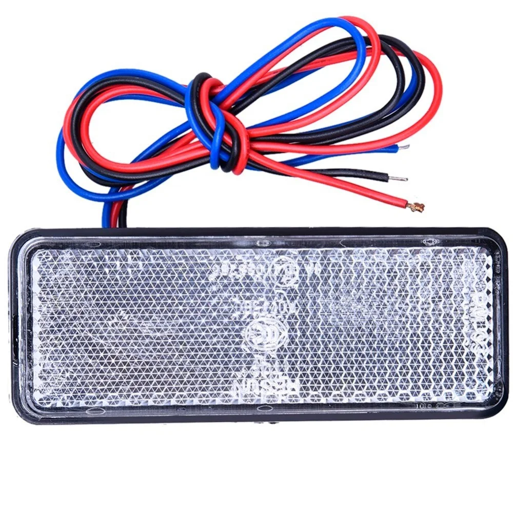 204*95 Rectangular Double-Color LED Brake and Turn Signal Tail Light with Reflector - LED Tail Light, LED Brake Light 204*95 Rectangular Double-Color LED Brake and Turn Signal Tail Light with Reflector - LED Tail Light, LED Brake Light
