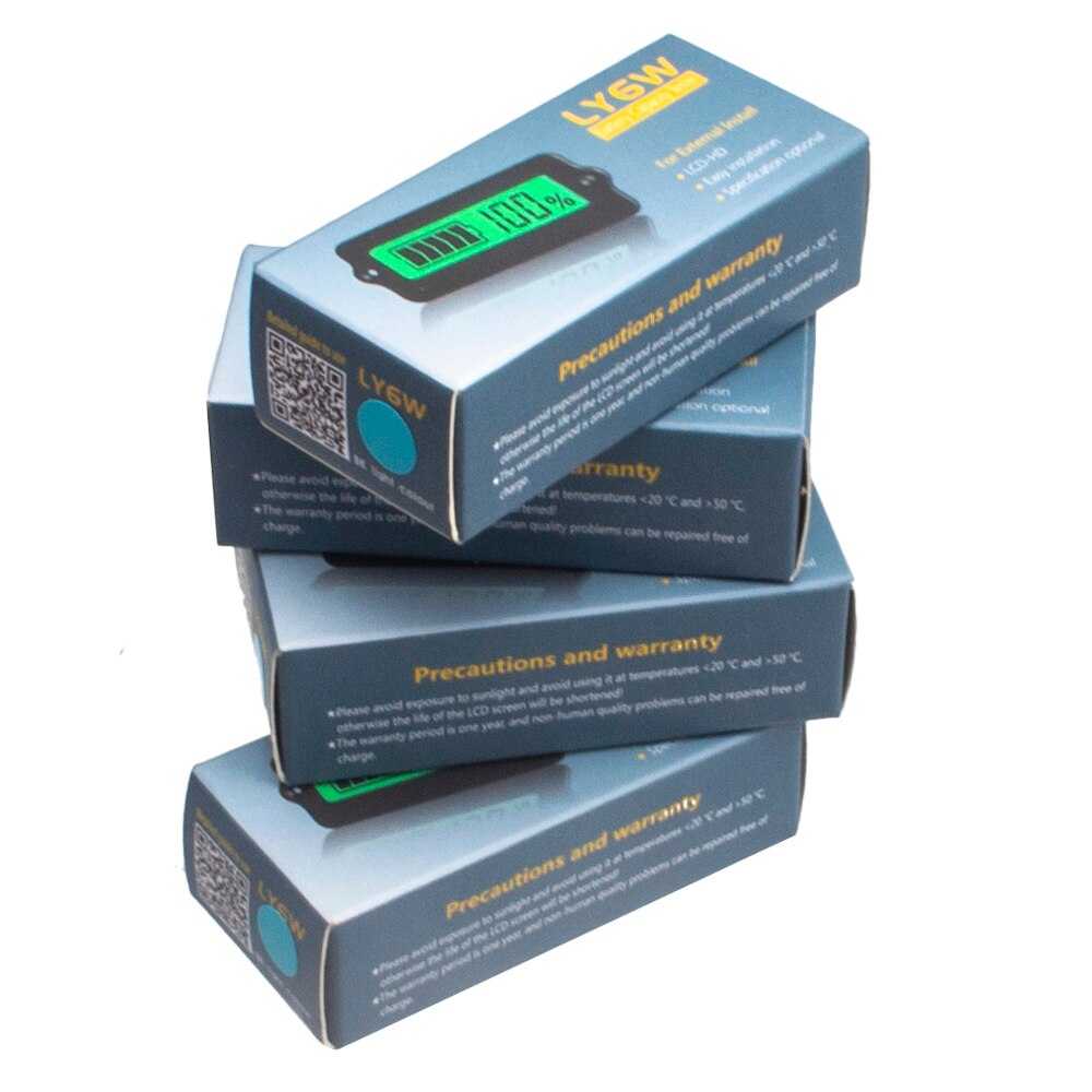 External Mounted LCD Digital Battery Capacity Indicator Tester for Lead-Acid Lithium Battery 12003091