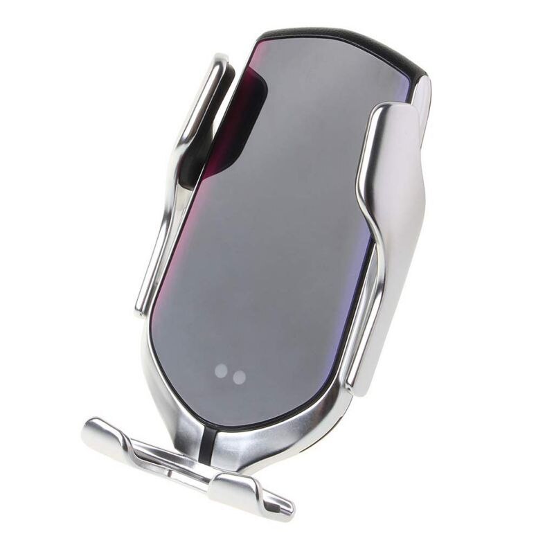 Car Phone Holder 1PCS Automatic Clamping Smart IR Sensor Car Mount Phone Wireless Charger Holder