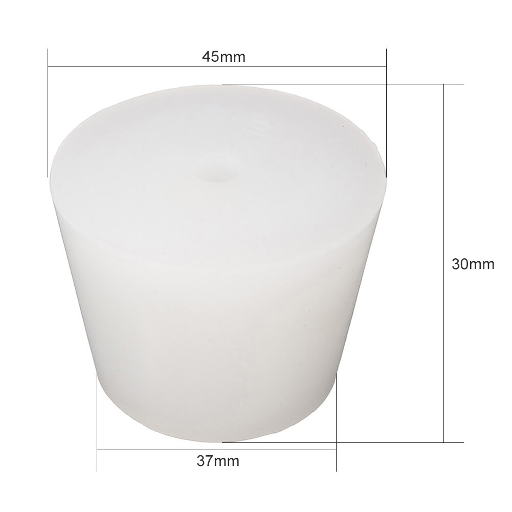 Tapones de silicona con orificio de 8mm para válvula de bloqueo de aire, tapón de goma de silicona de grado alimenticio, 13 estilos, 1 unidad: I