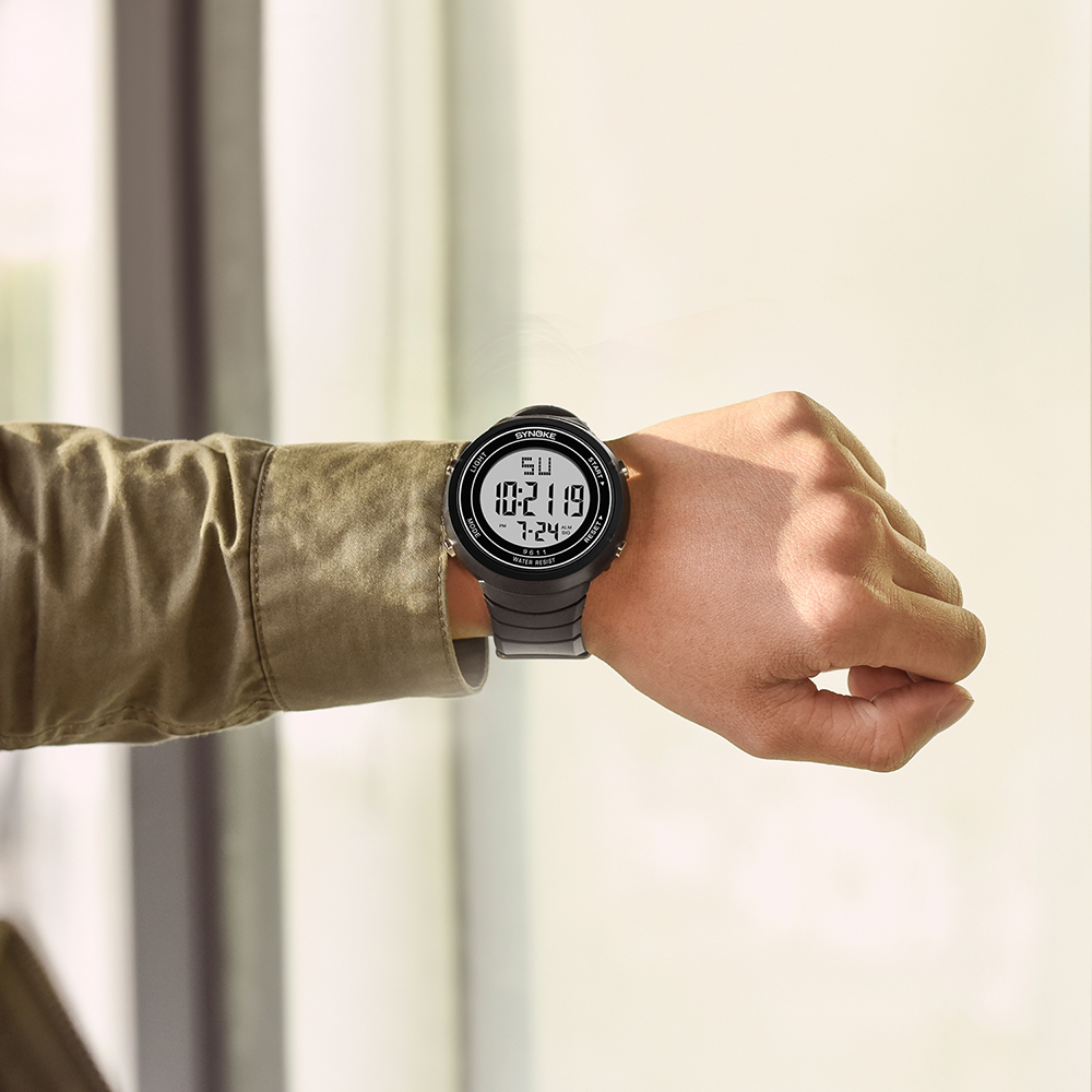 Miesten kellot digitaaliset led urheilukellot mieskello luksuselämä vedenpitävä miesten kello relogio masculino reloj digital hombre