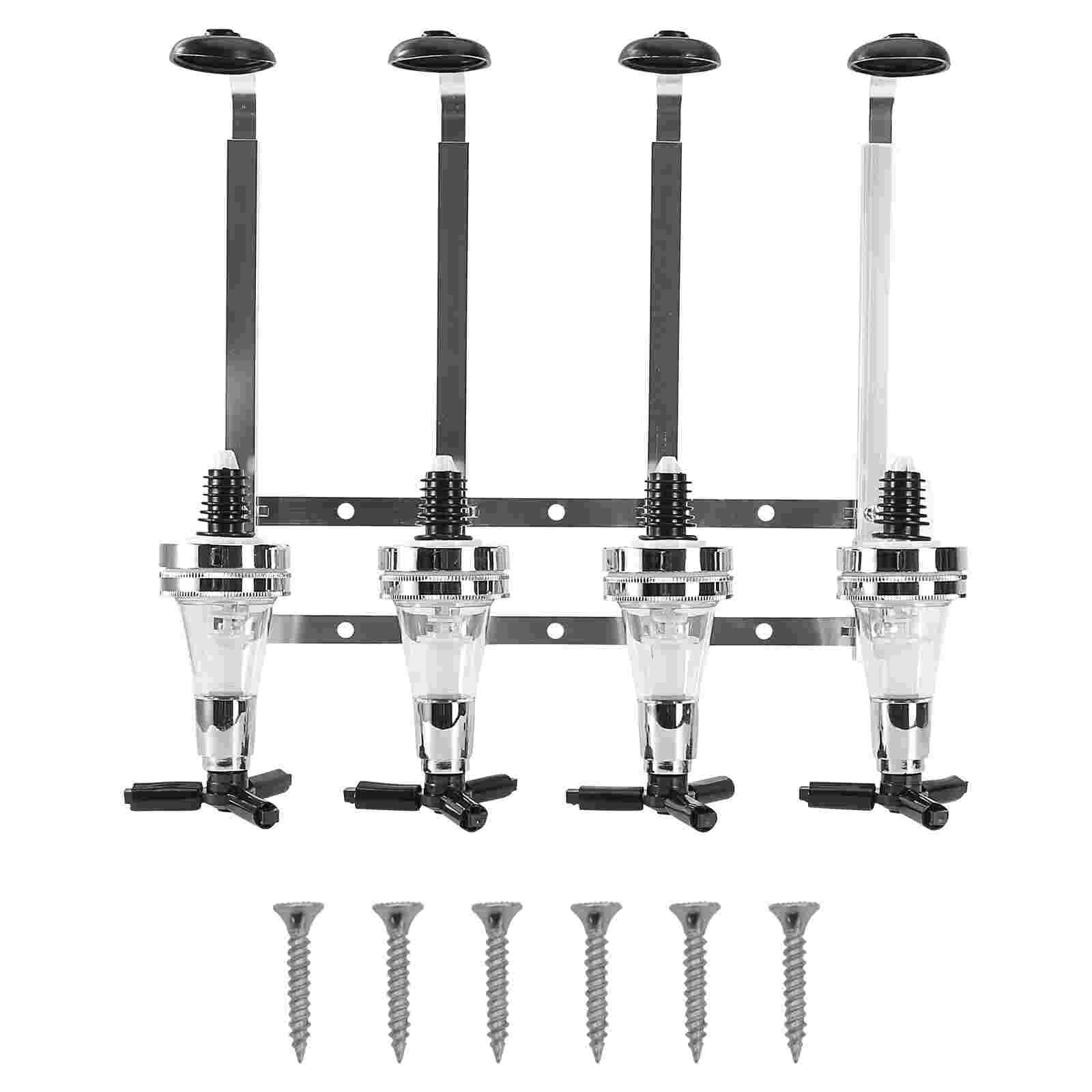 Dispenser Machine Wall Mounted 4-station Drinking Pourer Home Bar Tools For Beer Soda Coke Fizzy Soda