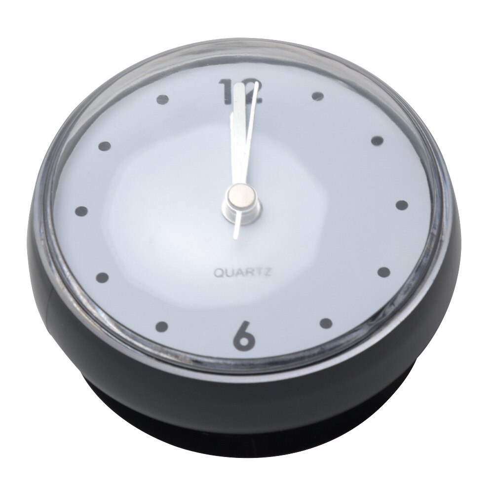 Wall Clock Waterproof Easy To Use Bathroom Suction Cup PVC Solid Home Decor Lightweight Easy Install Mirror Durable Kitchen