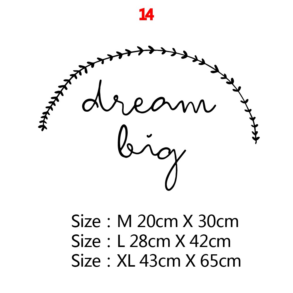 Beweggründe Phrasen Zauberstab Aufkleber Zitate Sätze Wohnkultur Für Schule Unternehmen Büro Studie Wandsticker Zimmer Decals: XL / MULTI