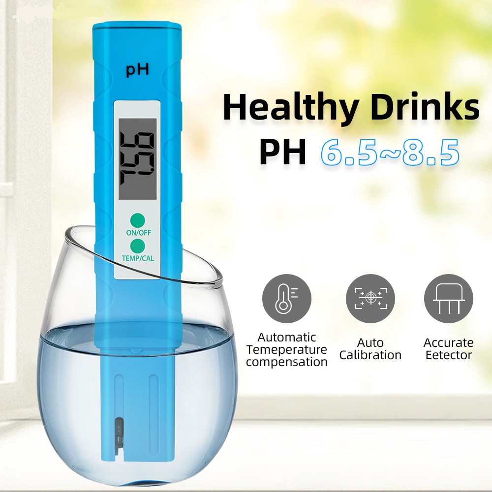 Digital PH Meter LCD Pocket Pen PH electrode High Accuracy 0.01 for Aquarium Pool Water Monitor PH Tester 40% off