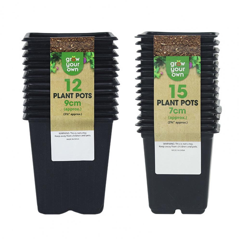 Grow Box macrame Black Easy to Harvest Plastic Small Plant Pots for Vegetables