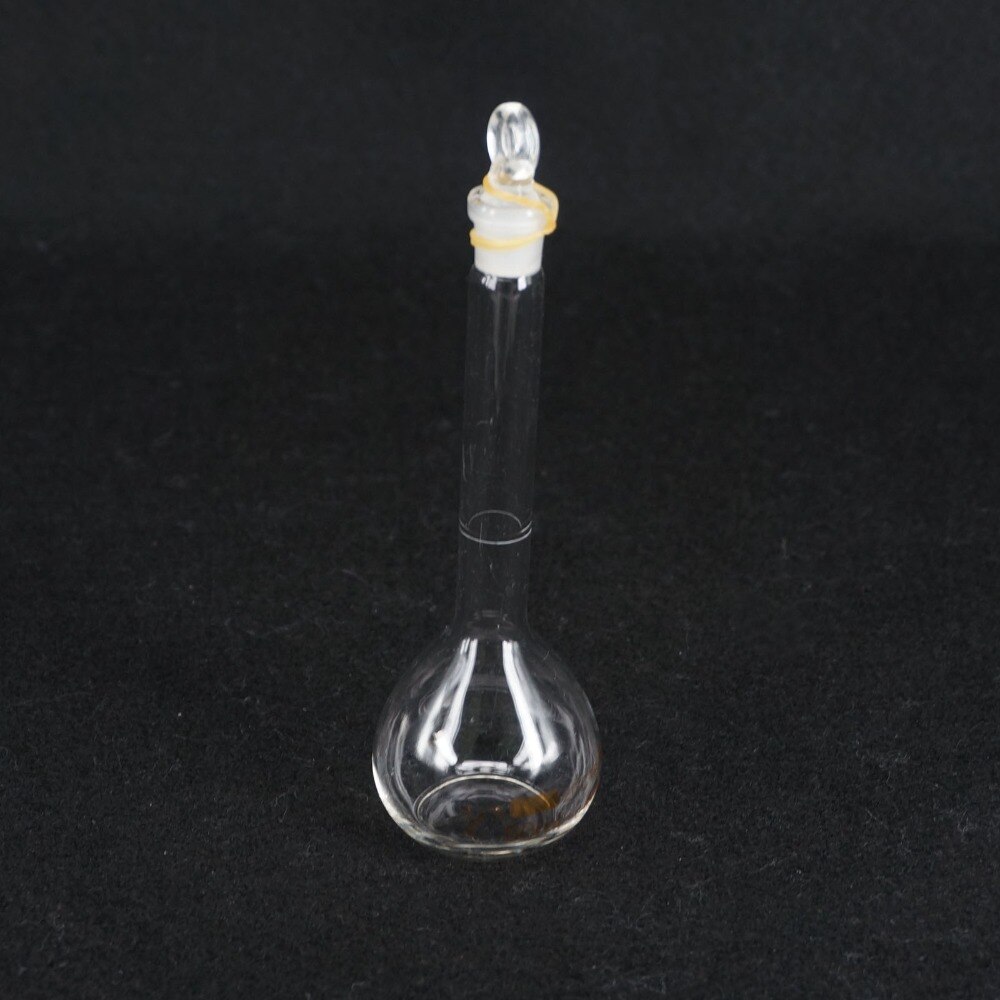 50ML Lab Volumetric Flask Class A G3.3 Borosilicate Glass With Stopper White