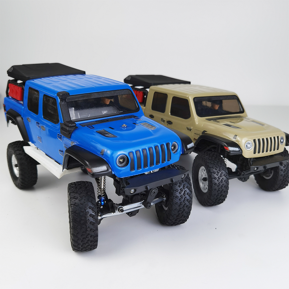 YEAHRUN 31/32/39, 5/43/48/53mm amortiguador de aleación de aluminio para Axial SCX24 1/24 RC coche camión actualización piezas Accesorios