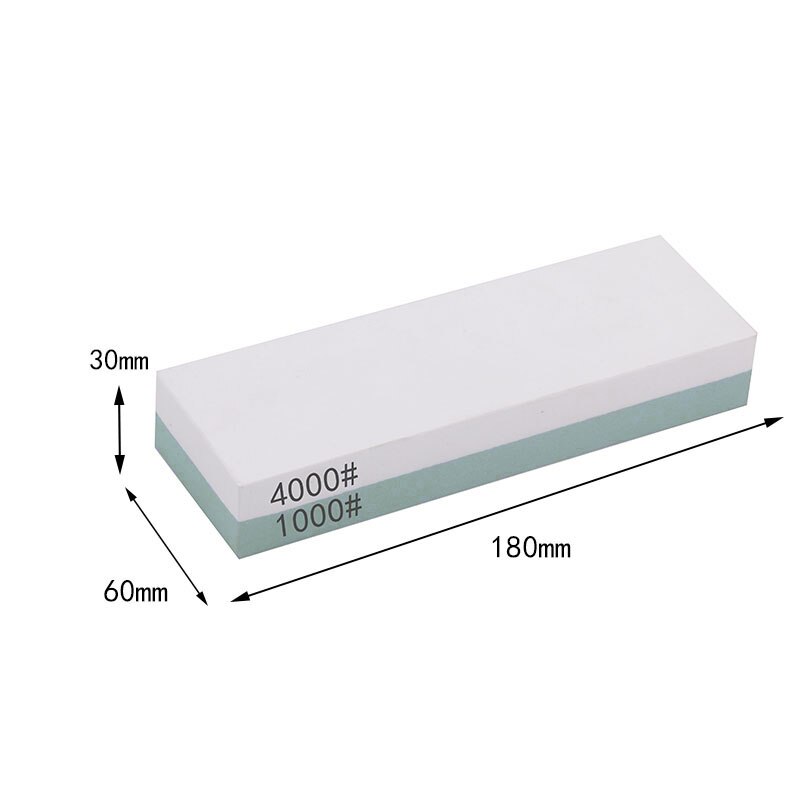 3000/8000/10000 Kitchen Whetstone Water Stone Honing Knife Grinder Sharper System Sharpening Stone white fused alumina: C Green White