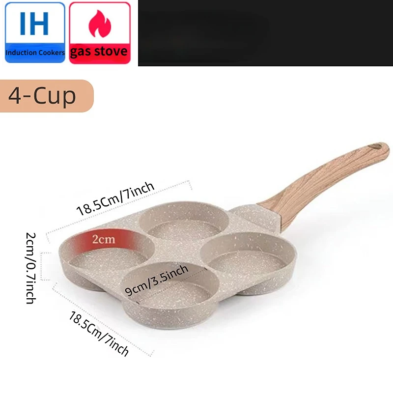 Padella per frittata a 4 fori cozinha utensilios e panelas: Navy Blu