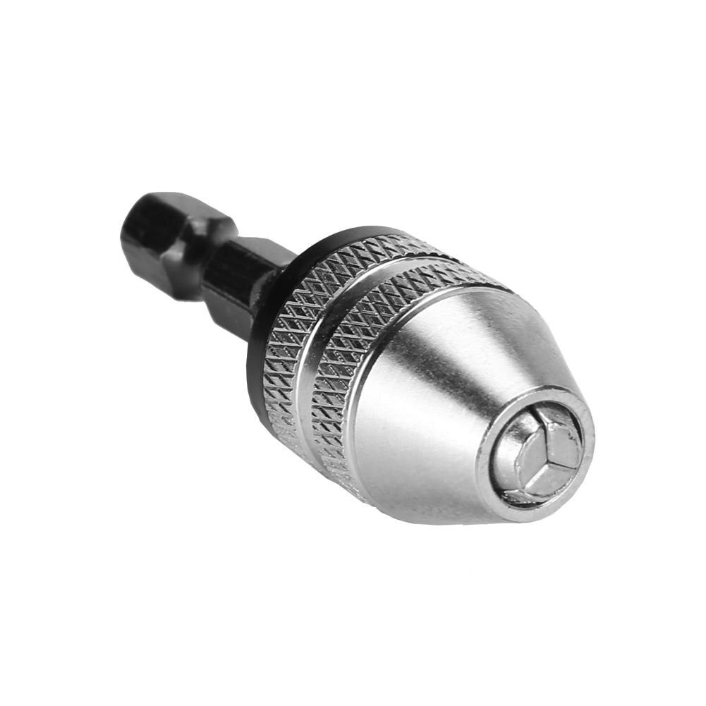 Keyless Drill Chuck 6.5mm Hex Shank Electric Screwdriver Drill Chuck Adapter Quick Change Converter Drill Bit Tool
