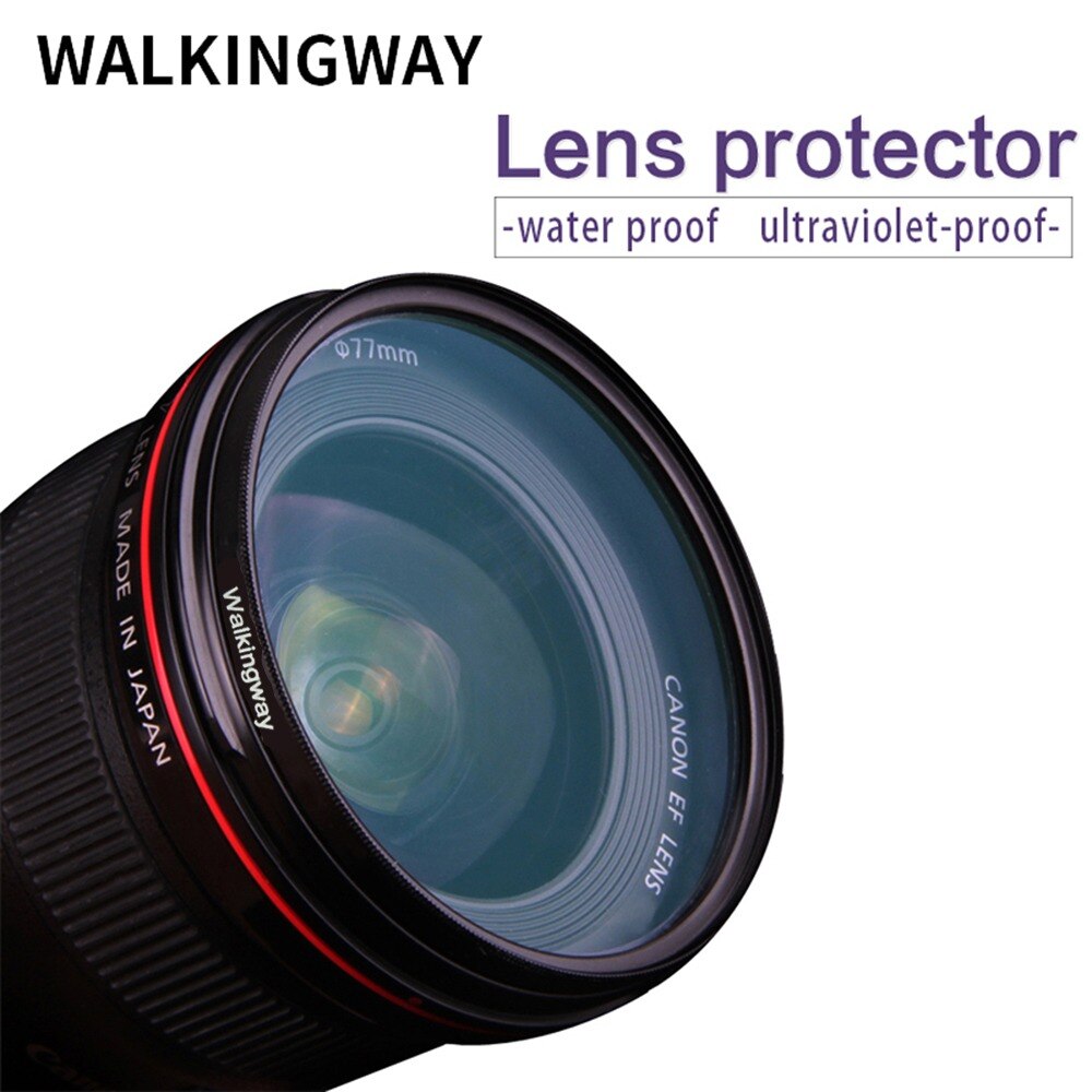 Walkingway UV-Filter 77 mm 67 mm 55 mm Kamerafilter Ultravioletter Objektivschutzfilter 49 52 55 58 62 72 82 Filter für DSLR-Kamera