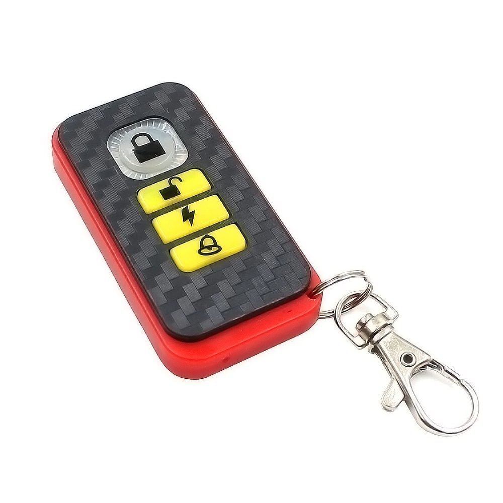 Anti-hijacking waterproof motorcycle security alarm/one way motorcycle alarm system 12V system alarm