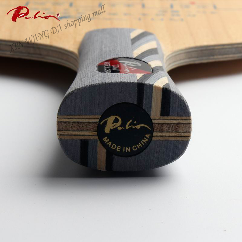 Palio TOM table tennis blade 5 pure wood+ 4 carbon fast attack with loop good in control suit for player ping pon