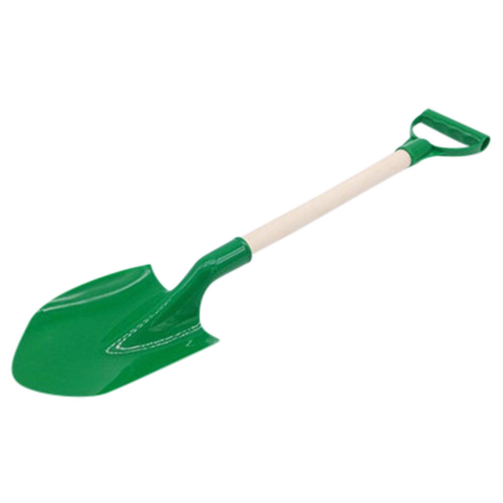 Kinderen Sneeuw Schop Kinderen Strand Schop Met Houten Steel Handvat Huishouden Multifunctionele Licht Gewicht Tool Schop: Green