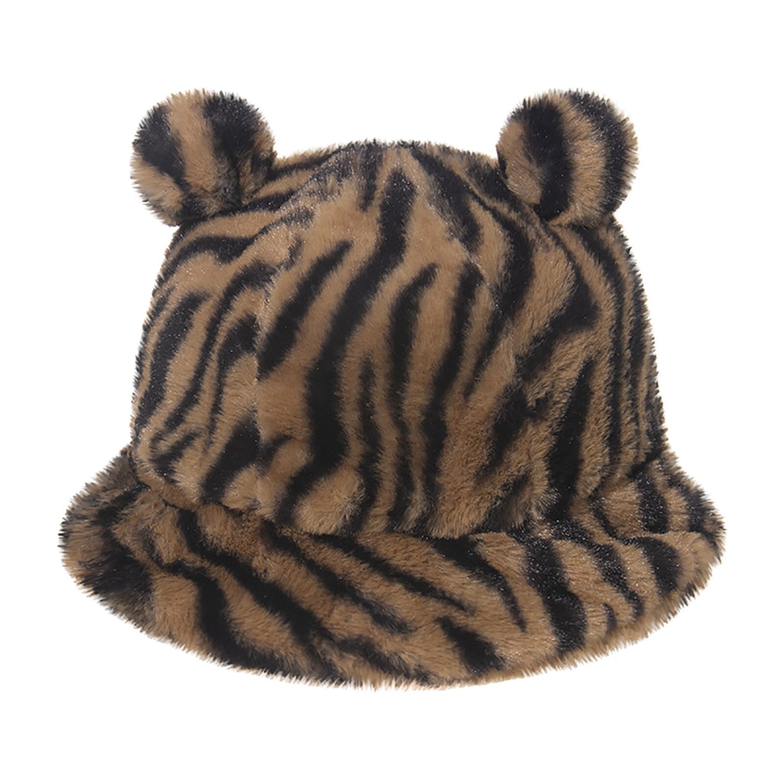 Sombreros de pescador de felpa con tinte anudado para mujer, gorro abrigado para exteriores, gorra de pescador de terciopelo suave, gorro de lavabo cálido de para mujer: CO2