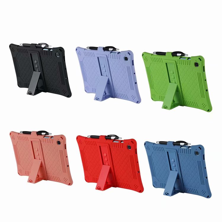 For Galaxy Tab S6 Lite 10.4 kids Case For Samsung Galaxy Tab S6 Lite P610 P615 Tablet Case Silicon Cover + pen + strap