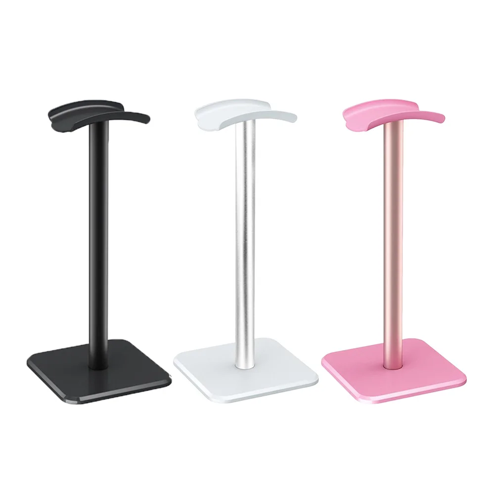 Aluminium Legierung Kopfhörer Ständer Gestell Platzsparende Schreibtisch-Organizer Anzeige Kopfhörer Halterung Aufhänger Headset Unterstützung Stehen