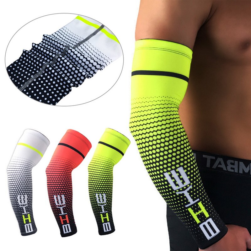 Manchettes de protection contre les uv pour hommes, idéales pour le cyclisme, la course à pied, le sport