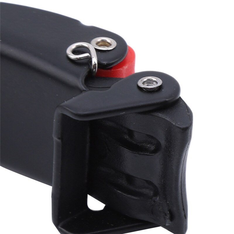 Kunststoff Motorrad Helm Geschwindigkeit Clip Kinnriemen Schnelle Freisetzung ziehen Schnalle Schwarz + verrotten Motorrad Helm sperren