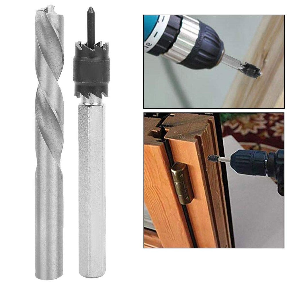 Spot Weld Drill Bits Remover Metal Sheet Hole Punch Set Stainless Metal Industrial Welding Drilling Tool Fittings 9PCS