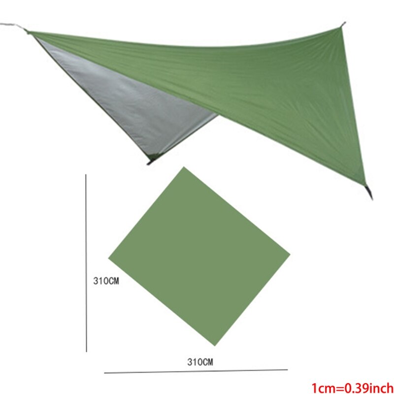 2 in 1 Lightweight Portable Outdoor Camping Hammock Mosquito Net Hammock Tent With Waterproof Canopy Awning Netting Set girls lo