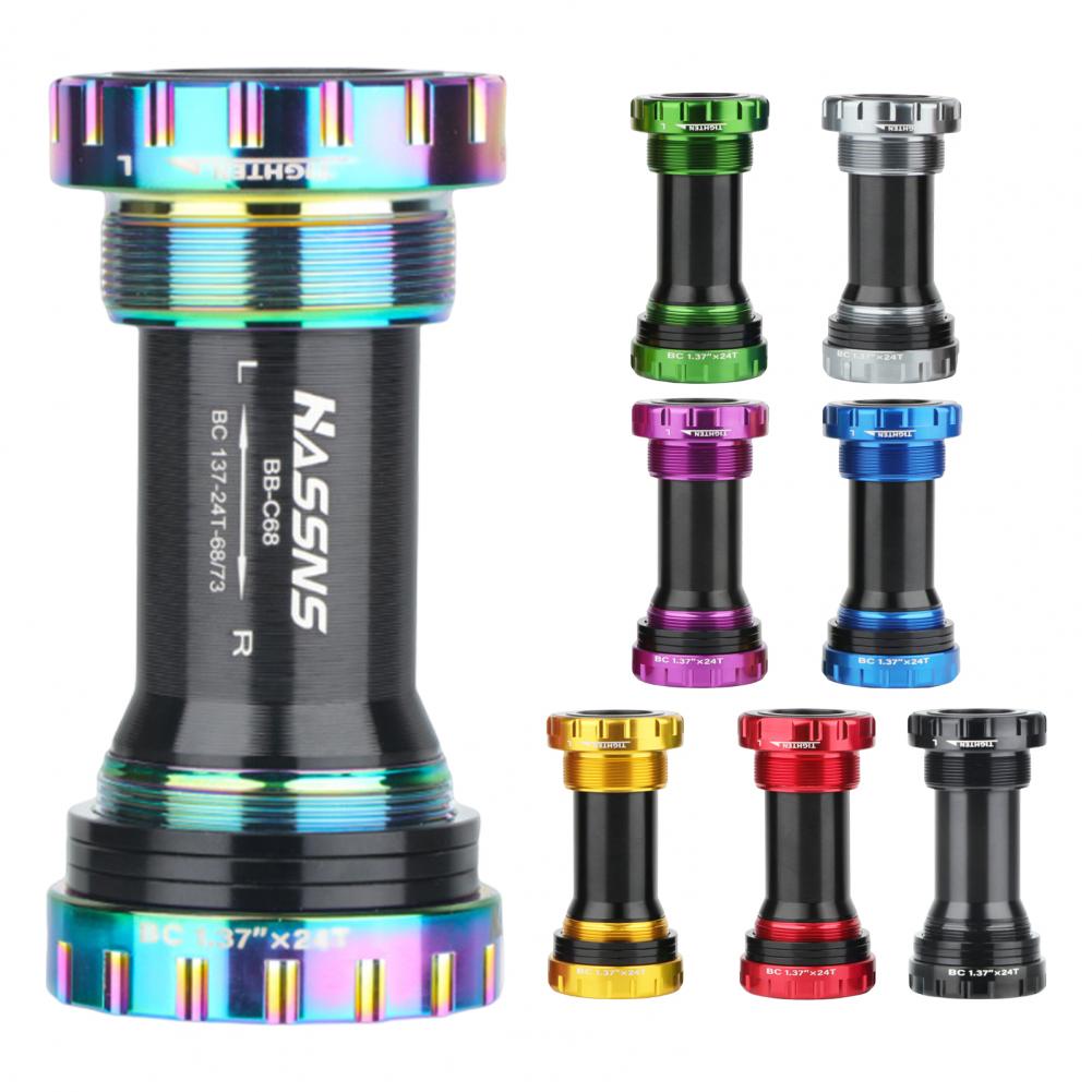 Soporte inferior de bicicleta BB52 M68, eje de movimiento Central de cinco vías, 68/73mm, para Shimano, habree G, soporte inferior de rosca IXF