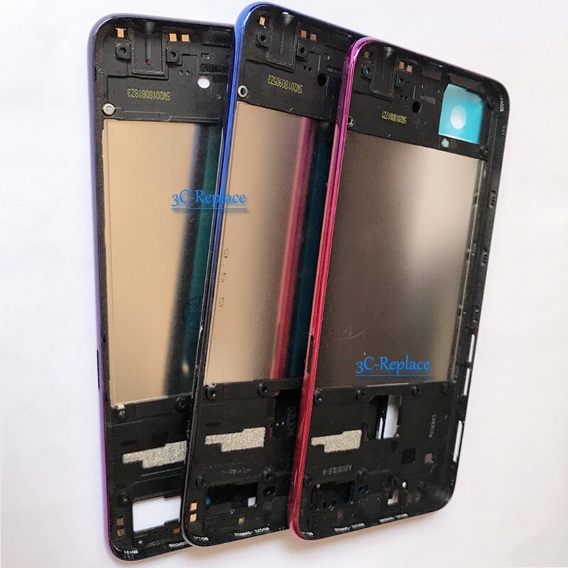 Purple/Red/Blue/Black 6.3 inch For Oppo F9 / Oppo F9 Pro Middle Frame Mid Housing Bezel Middle Frame Replacement