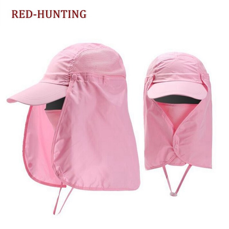 Gorro Unisex para deportes al aire libre, pesca, senderismo, protección UV, cara, cuello, solapa, para el sol