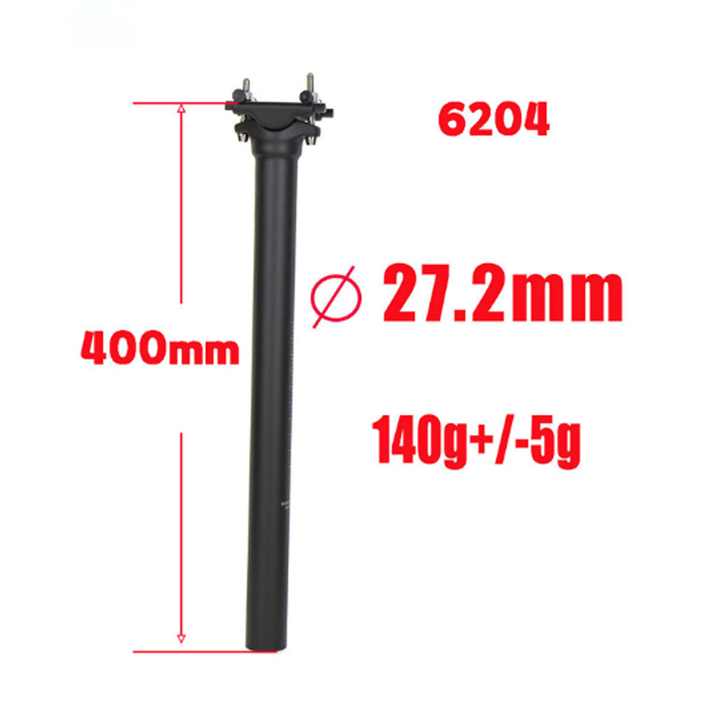Ultralight Full Carbon Seat Post Road Bike Seat Mountain Bicycle Seatpost UD Black Length 350 / 400mm: Light Grey