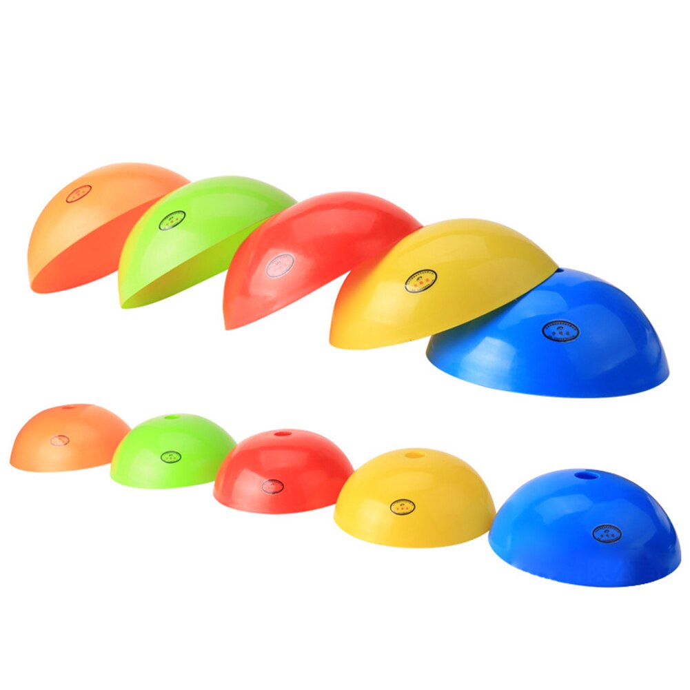 QUUPY 20PCS Soccer Cones Sports Disc Cones Agility Training Mark Disks Football Basketball Field Cone Markers Outdoor Games Supplies 7.5x2