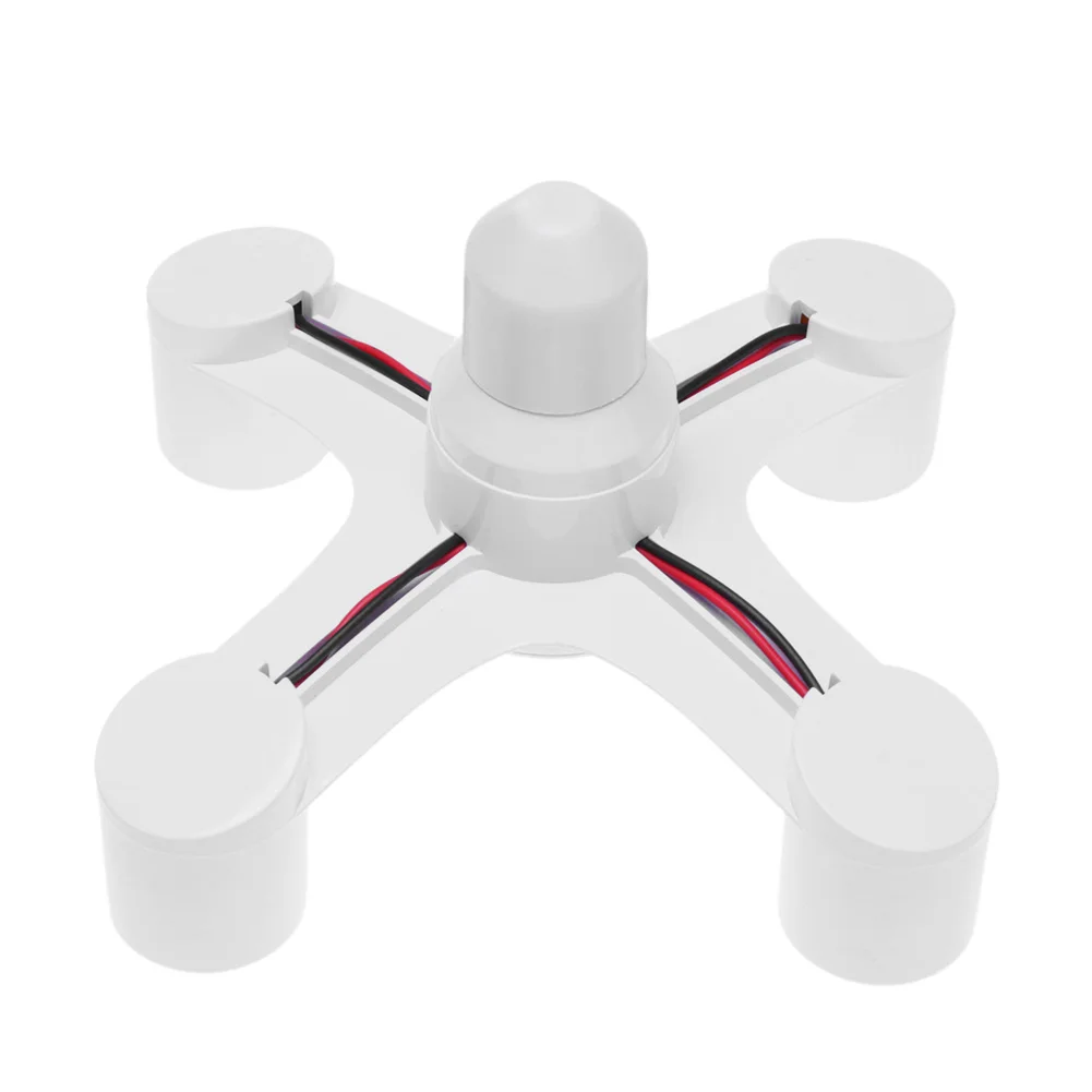 Support de lampe d'ampoule LED, répartiteur de douille de base, supports d'adaptateur, 2 en 1/3 en 1/4 en 1/5 en 1: Marron / 2G11