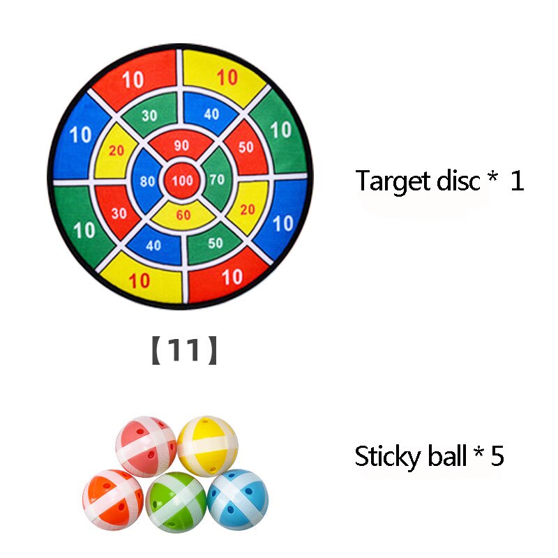 Cloth Dartboard Sets Kids Toys Safety Sticky Ball Target Darts Toy Children's Target Toy Safety Game Children Dart Toys: 7