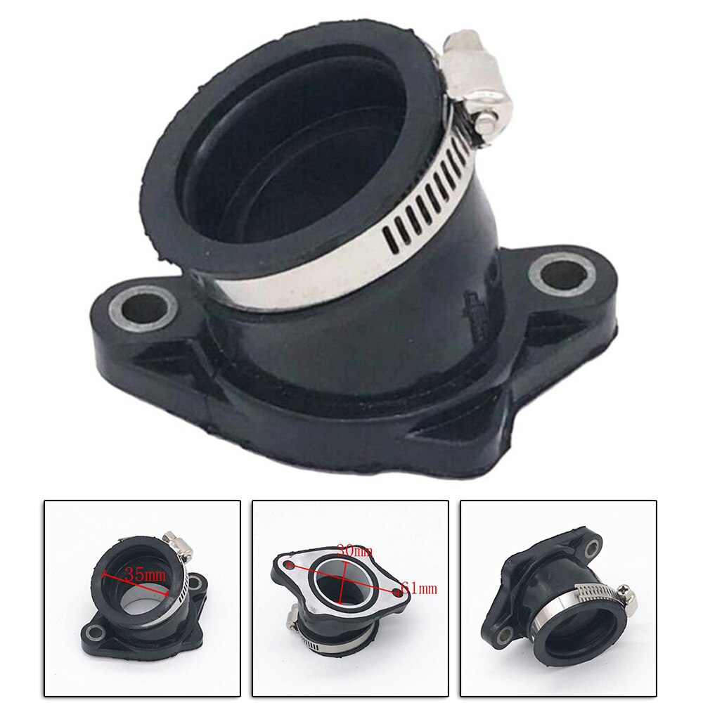 Carburetor Intake Mounting Boot Mount Flange Carb Boot For CG 200-250cc Made Of Rubber Intake Boot Flange