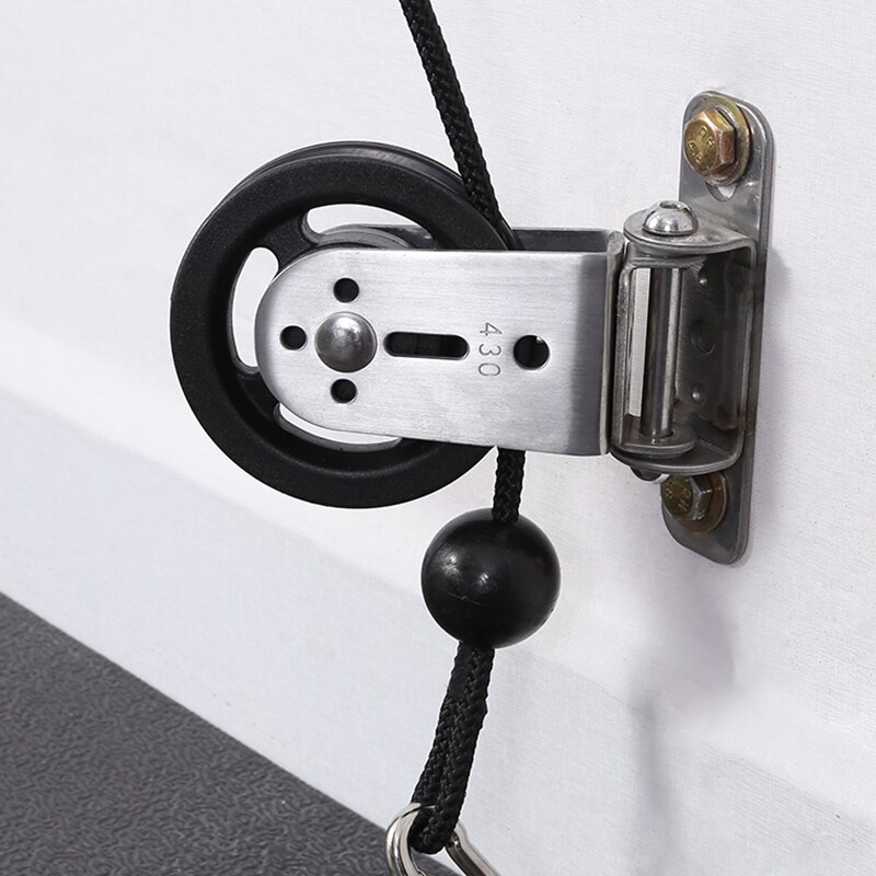 Rotating Gym Steel Bearing Pulley DIY Fixed Metal Single Wheel Block Heavy Duty for Cable Machine Lifting Workout Accessories