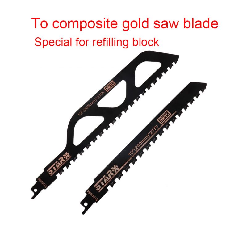 Demolition Masonry Reciprocating Saw Blade for Cutting Brick Stone Alloy Steel 28TC