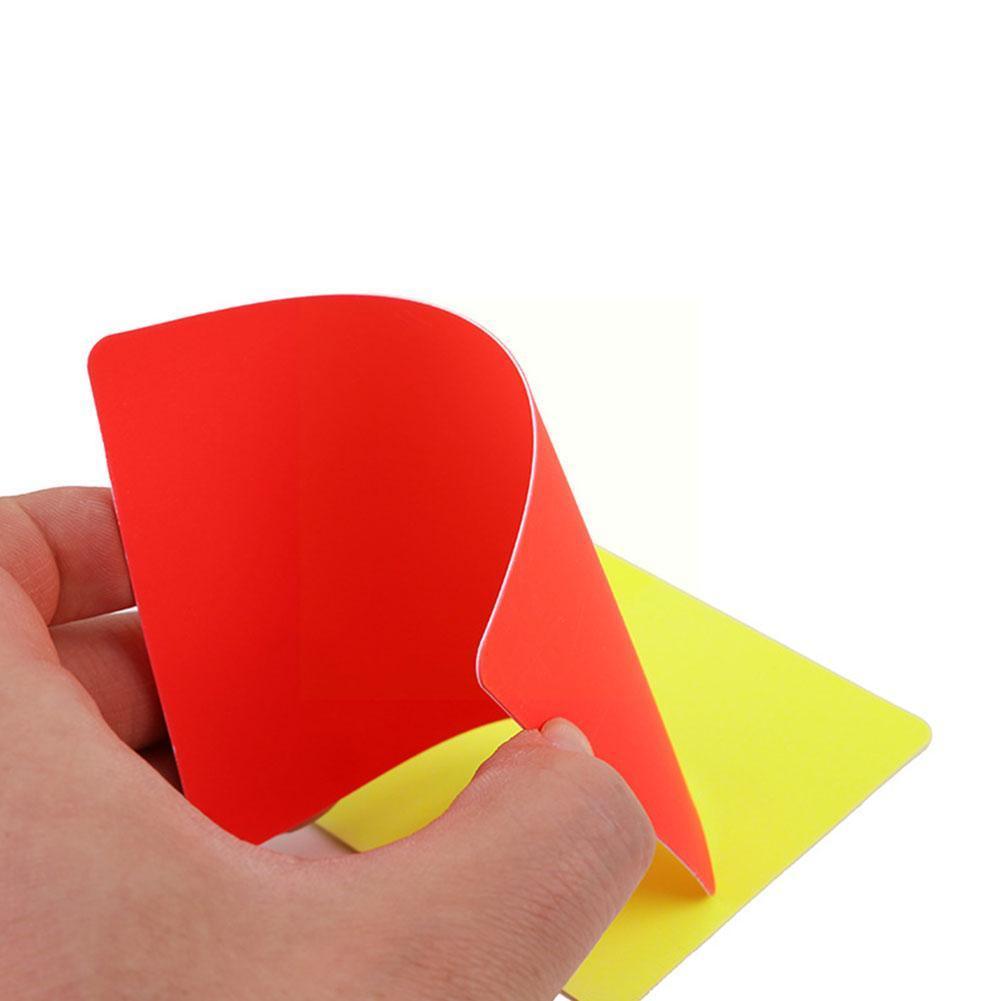 Permanent professional football football referee red yellow cards football game training referee pvc equipment for football game accesso  y9 n 8