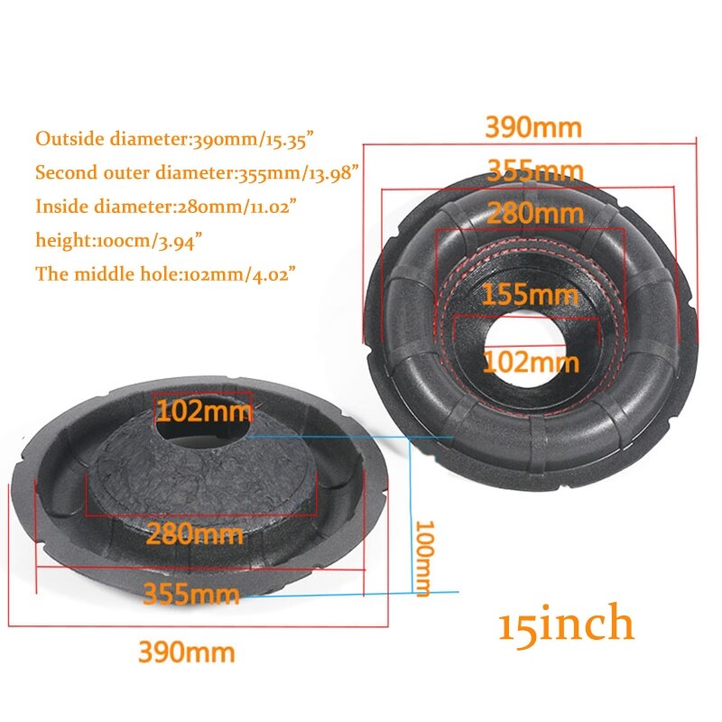 Paper Speaker Cone Subwoofer Cones Drum Paper for Car Speaker Subwoofer
