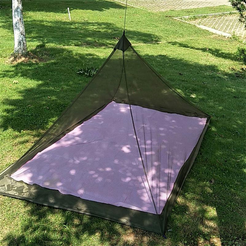 Hanging Inner Tents For Triangle Teepee Outdoor Ultralight Mosquito Repellent Mesh Net Single Tent Summer Camping Tent X309A