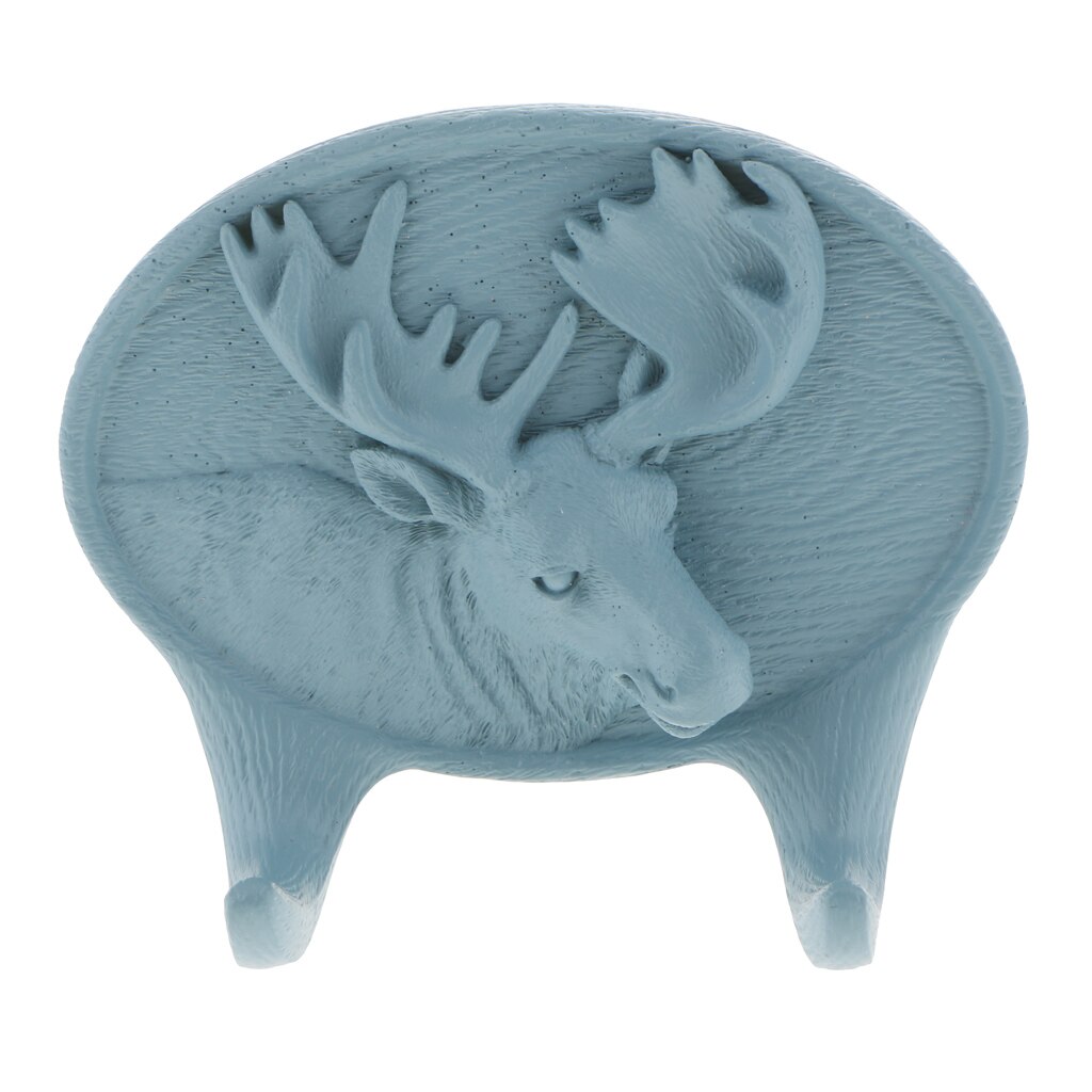 Crochet auto-adhésif pour tête de cerf | Résine 3D de Style nordique, crochet autocollant Mural Art Mural, crochet à stickers
