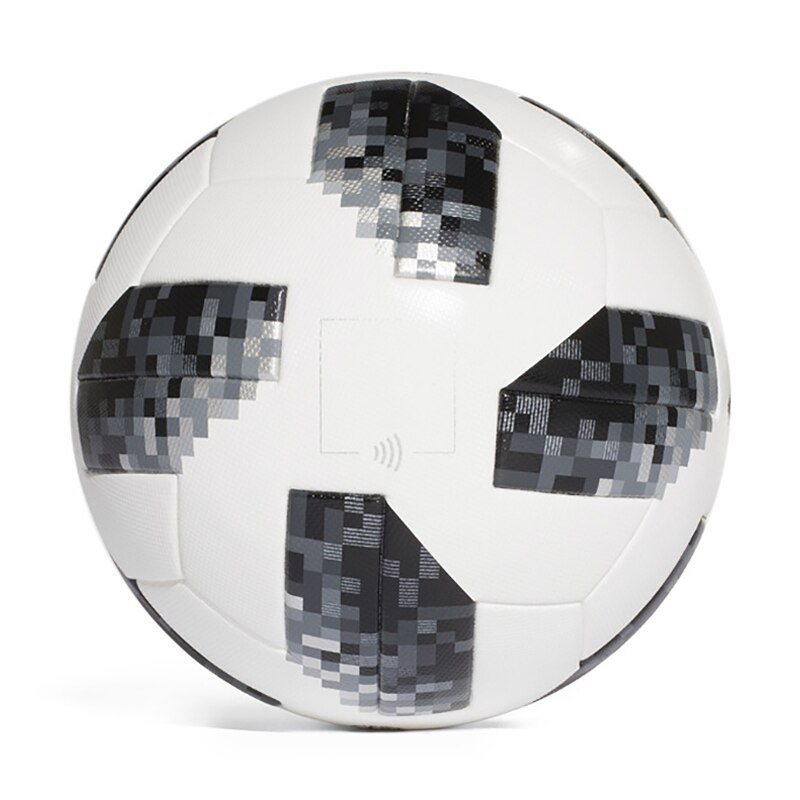 Officiel størrelse 5 fodboldbold skridsikker holdbar fodboldbold udendørs sport soft touch børn træning fodboldbolde: Sort størrelse 5