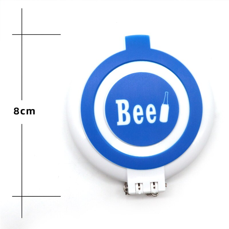 Cintura fibbia per birra forniture per attività da sbarra tutto'aperto protezione ambientale in plastica rossa e blu portabottiglie per vino