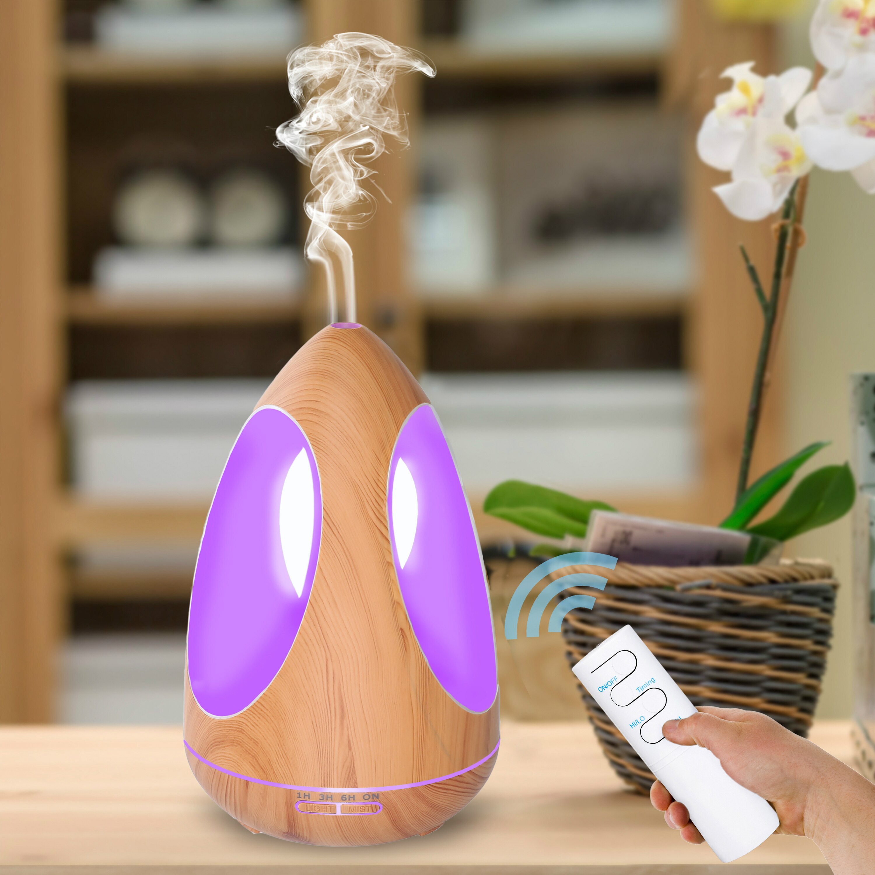 550ML Smart APP Air Humidifier Essential Oil Diffuser Aroma Lamp Aromatherapy Electric Aroma Diffuser Mist Maker Remote Control