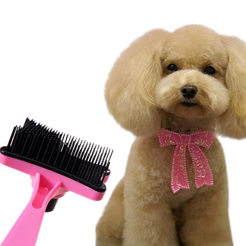 Cepillos de pelo desmontable para mascotas, cepillo de pelo medio corto para perros, Accesorios de belleza, peine para gatos, herramienta de aseo