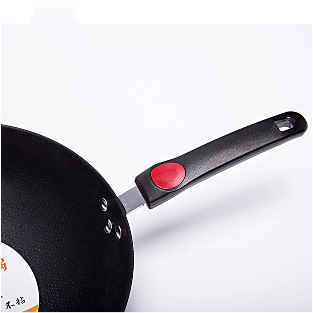 Koekenpan High-end Home non-stick 32cm Houten Handvat Traditionele Wok Super kosteneffectieve Scrambled eieren Pan-gratis Pan Wok Pannen