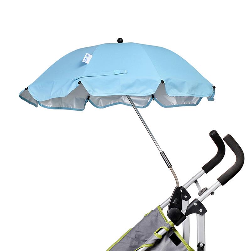 Seguro de manos libres ajustable desmontar parasol para cochecito protector solar, anti-UV de paraguas Clip cochecito de bebé de los niños al aire libre