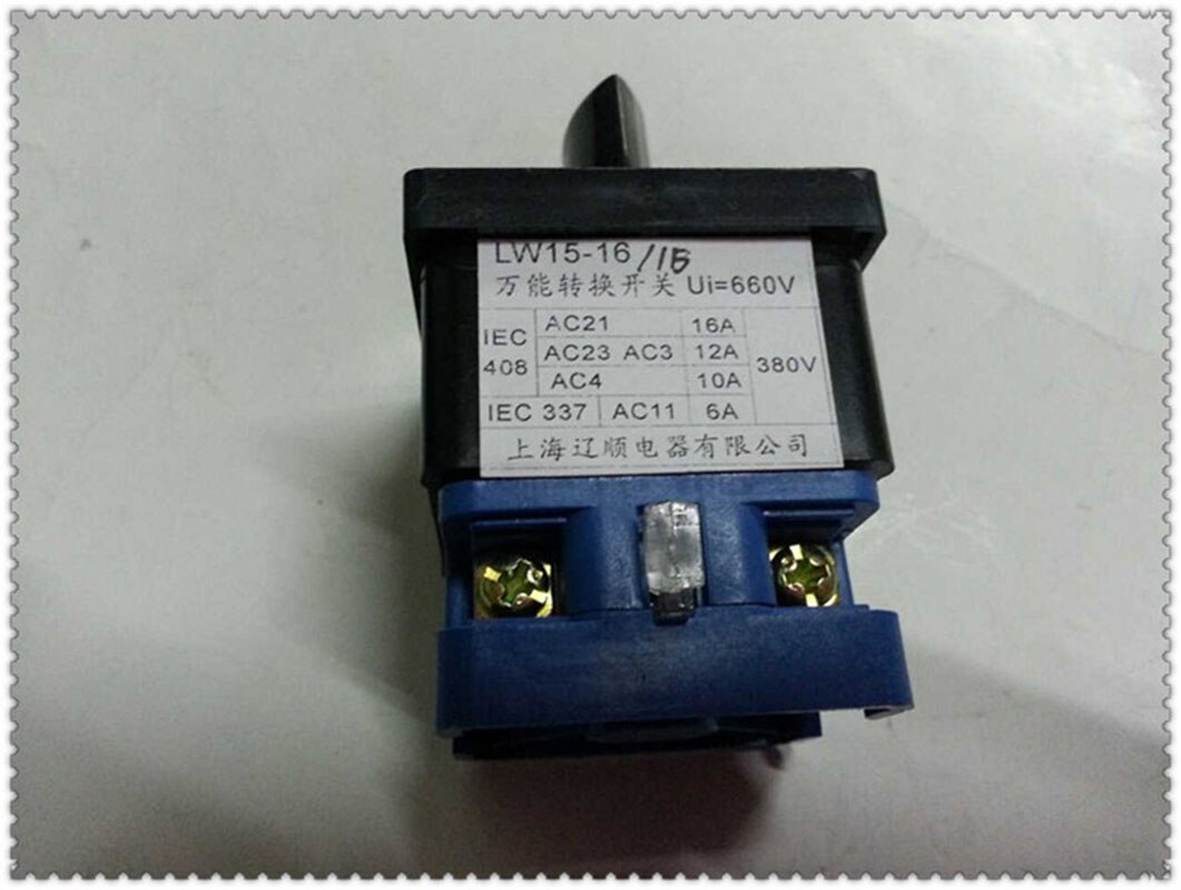 1PC Cam Switches Rotary Switch Changeover Control Switch Changeover Switch LW15D-16B0011/1 Automatic Reset Combination Switch